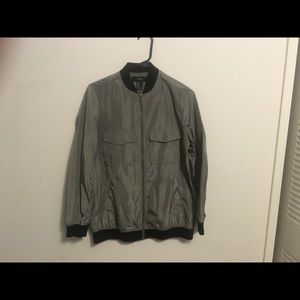F21 green jacket